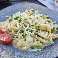 Pasta mit Spargel at UNI.WIRT. in Klagenfurt