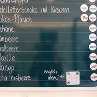 Vegan options!!! at Eis Greissler in Klagenfurt