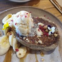 Banana pancakes at The Sweet Meadow in Echuca