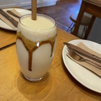 Vanilla ice smoothie at The Sweet Meadow in Echuca