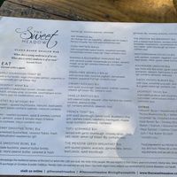 Great menu!   at The Sweet Meadow in Echuca