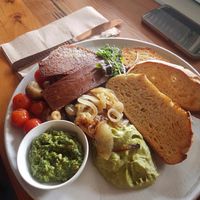Big breakfast  at The Sweet Meadow in Echuca