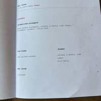Vegan menu 4/4  at Mrs Jones in Devonport