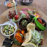 Lunch set  at Kousagisha Cafe in Kyoto
