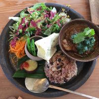 Amazing curry  at Kousagisha Cafe in Kyoto