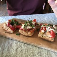 Chilibruscetta at Hummusbar in Tbilisi