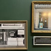 The same Co-op grocery store during the prehistoric period (actually, they relocated)  at Astoria Co-op Grocery in Astoria