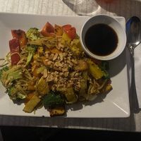 Hu Tieu Xao Xa Ot
(with tofu instead of beef) at B&T Kafe og mat in Lillehammer