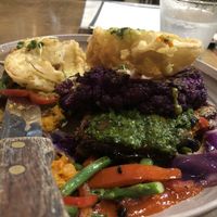 Tower of power a few bites in 🔥🔥🔥 at V-Eats in Dallas