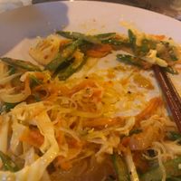 Singapore style noodles at Veggie Karma in Ubud