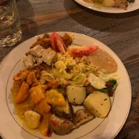 All you can eat buffet  at Veggie Karma in Ubud