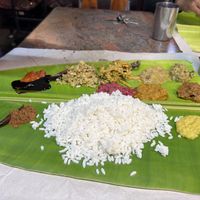 Filling up various items  at Pisharody's in Thrissur