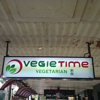 Signage at Veggie Time - Veg Out Time in St Kilda