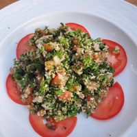Tabbouleh at Mezze Restaurant in Kralendijk