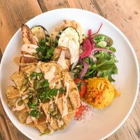 Falafel waffles at Lunchcafe Curcuma in Gouda