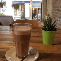 Chai Latte with oat milk at Lunchcafe Curcuma in Gouda