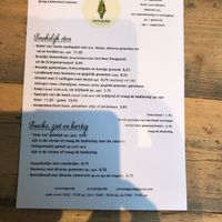 Limited menu at Lunchcafe Curcuma in Gouda