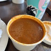 Tomato basil soup  at LUHV Vegan Bistro in Hatboro