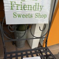 And super sweet owners! This is a green tea waffle!  at Kanauta in Kobe