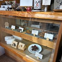 Vegan doughnuts and waffles. I came late in the day so a lot was sold out but definitely recommend.  at Kanauta in Kobe