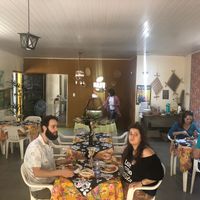 Indoor and outdoor seating.  at Cantina da Bea in Foz Do Iguacu