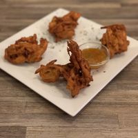 Onion bhaji at Shalimar in Reykjavik