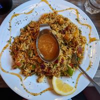 Biryani vegan at Shalimar in Reykjavik