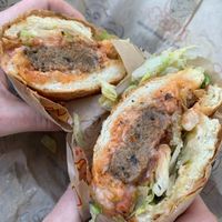 Vegan Meatless Mike is the best! at Ike's in Burbank