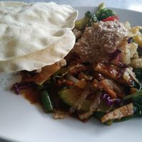 Gado gado tofu at Himalayan Kitchen in Paraparaumu