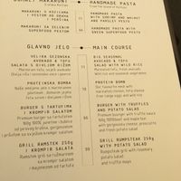 All day menu at Superfood Smoothie Bar in Split
