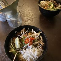 vegan pho  at Hanoi Bike Shop in Glasgow