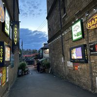 outside  at Hanoi Bike Shop in Glasgow