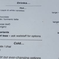 Plant based milk extra. 7 at Now & Not Yet Cafe in Warrandyte