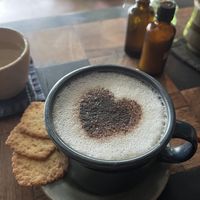 vegan cappuccino   at Tree Hugger in Dong Hoi