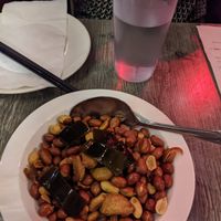 Peanuts in sauce - unexpected! at Mission Chinese Restaurant in San Francisco
