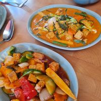 Both tofu dishes at Doi Intanon in Ambleside