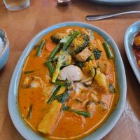 Panang tofu curry at Doi Intanon in Ambleside