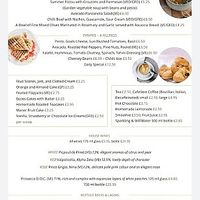 Tea Garden Menu at Ambleside Manor in Ambleside