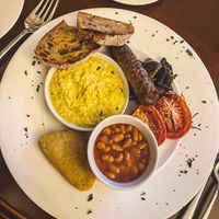 Scramble tofu was delicious  at Ambleside Manor in Ambleside