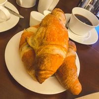 Vegan apricot croissants, freshly baked in the morning  at Ambleside Manor in Ambleside
