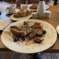 Vegan French toast special  at Ambleside Manor in Ambleside