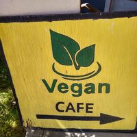 Sign at Plant Power Cafe & Juice Bar in Chattanooga