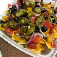 Nachos at Plant Power Cafe & Juice Bar in Chattanooga