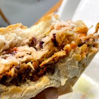 BBQ Jackfruit Sandwich  at Plant Power Cafe & Juice Bar in Chattanooga