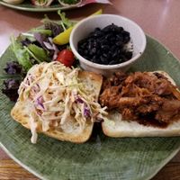 Jack Fruit BBQ Sandwich  at Plant Power Cafe & Juice Bar in Chattanooga