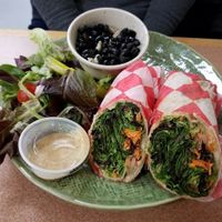 Hummus Wrap at Plant Power Cafe & Juice Bar in Chattanooga