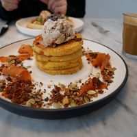 Carrot pancakes at Acacia in Frederiksberg