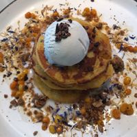 Breakfast pancakes at Acacia in Frederiksberg