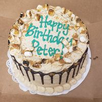 S'mores cake for my partner's birthday, it was perfection 👌 at Shoofly in Portland