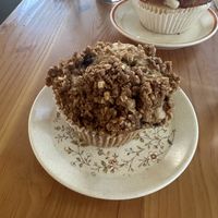 Delicious muffin  at Shoofly in Portland